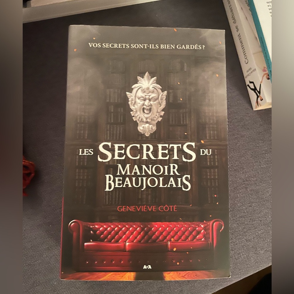 Les Secrets du Manoir Beaujolais Book